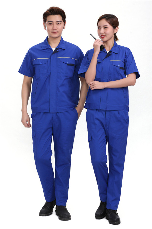 夏季短袖工作服订制
