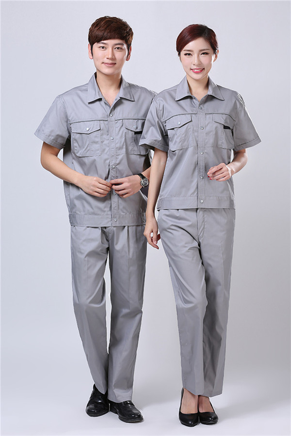 夏季短袖工作服订制
